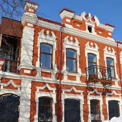 Входная группа Оглоблинъ, ресторация. 